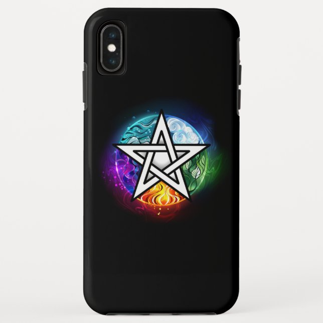 Coques Case-Mate iPhone pentagramme du Wiccan (Dos)