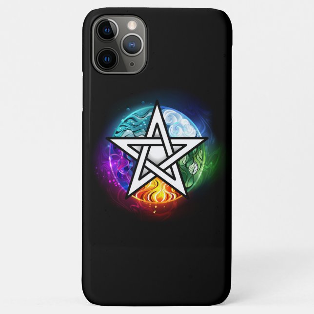 Coques Case-Mate iPhone pentagramme du Wiccan (Dos)