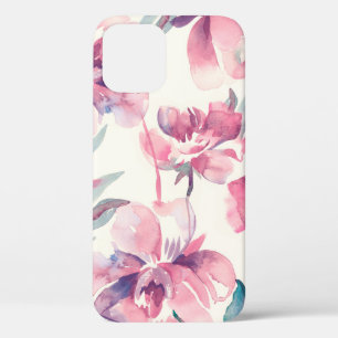 Case-Mate iPhone Case Peonies Motif sans sourire. Arrière - plan aquarel
