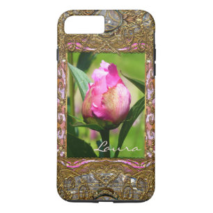 Coque Case-Mate Pour iPhone Peony Bud Monogramme Girl VII