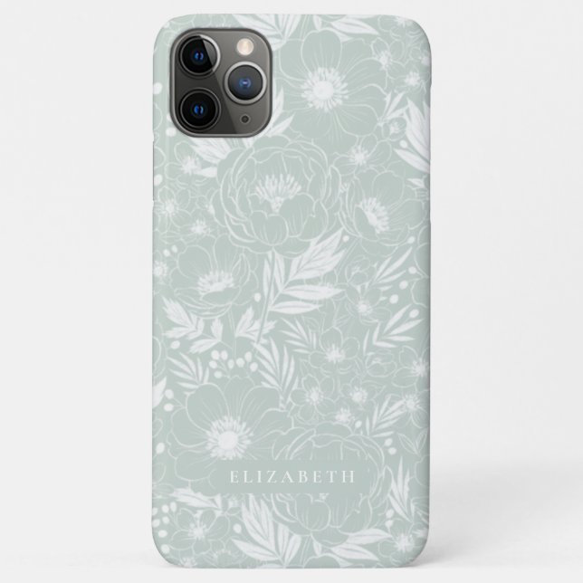 Coques Case-Mate iPhone Peony Et Anemone Illustrent Floral (Dos)