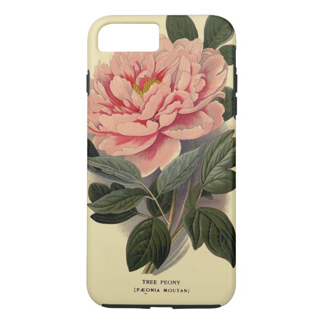 Coques Case-Mate iPhone Peony iPhone 7 Plus, dur (Dos)