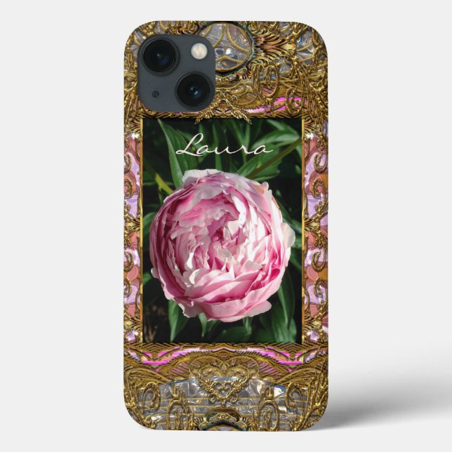 Coques Case-Mate iPhone Peony Petticote Monogramme 6/6 (Verso)