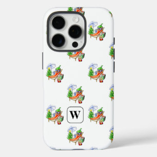 Coque iPhone 16 Pro Pepper de bronzage Édition de Noël Ajouter initial