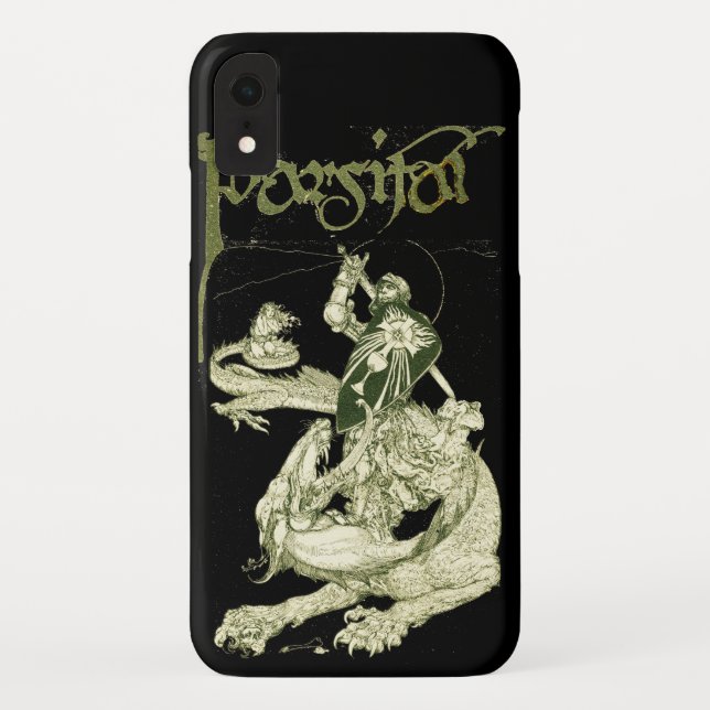 Coques Case-Mate iPhone PERCEVAL COMBATTRE DRAGON, QUEST SAINT-GRAIL Imagi (Dos)