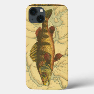 Coque Case-Mate iPhone Perche jaune sur la carte