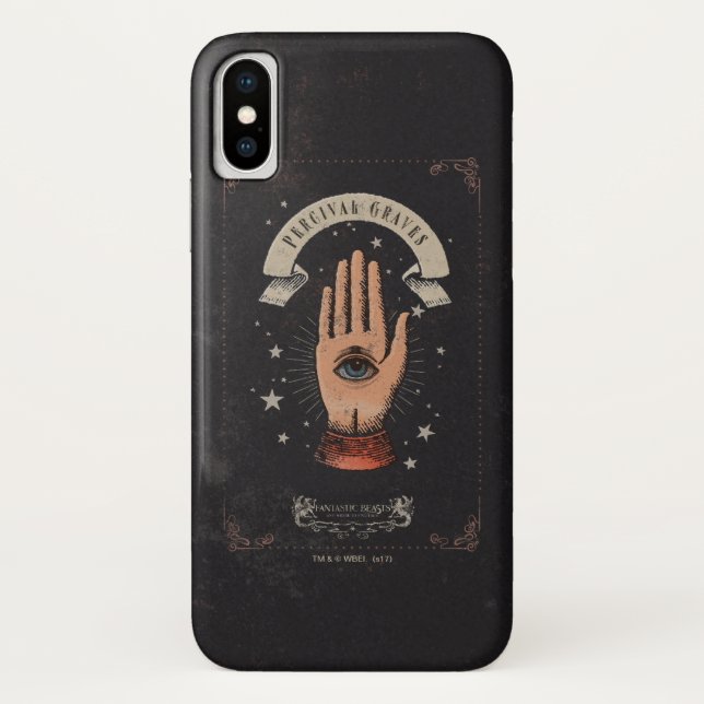 Coques Case-Mate iPhone PERCIVAL GRAVES™ Magic Hand Graphic (Dos)