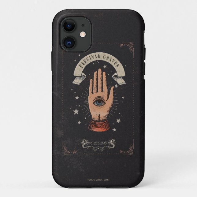 Coques Case-Mate iPhone PERCIVAL GRAVES™ Magic Hand Graphic (Dos)