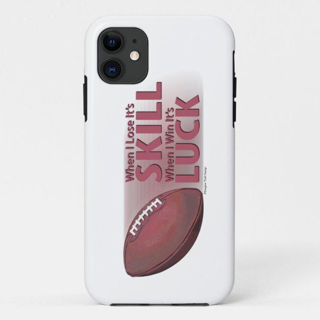 Coques Case-Mate iPhone Perdre des compétences gagner la chance Football (Dos)