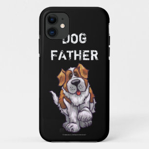 Coques Pour iPhone Père Chien Art Saint Bernard