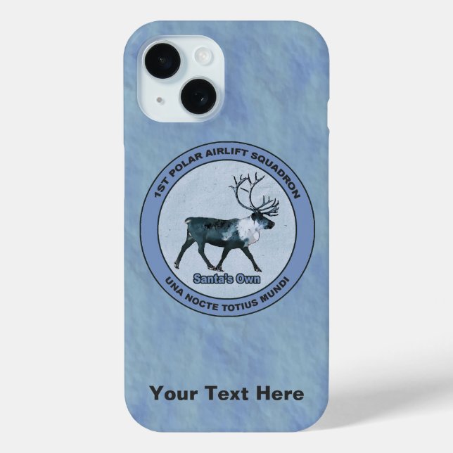 Coques Case-Mate iPhone Père Noël 1ère Sqdn de transport aérien polaire -  (Verso)