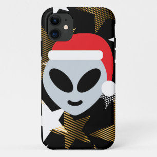 Etui iPhone Case-Mate père Noël alien emoji
