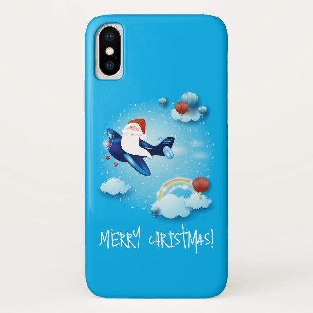 Coques Case-Mate iPhone Père Noël arrive (Dos)