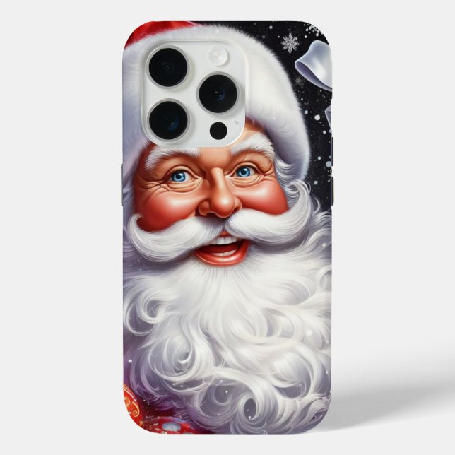 Coques Case-Mate iPhone Père Noël classique avec cadeau et décorations (Verso)