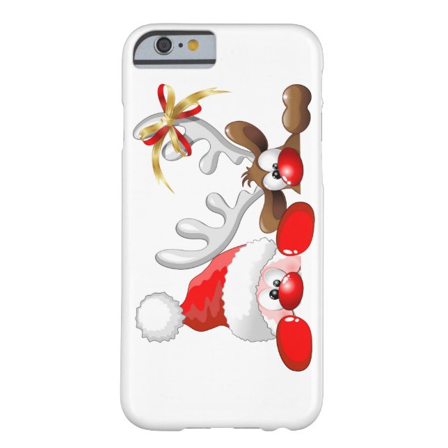 Coques Case-Mate iPhone Père Noël drôle et cas de l'iPhone 6 de bande (Dos)