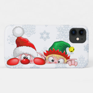 Case-Mate iPhone Case Père Noël et Elfe Personnages mignons et drôles qu