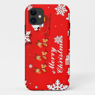 Coques Pour iPhone Père Noël et Noël de renne