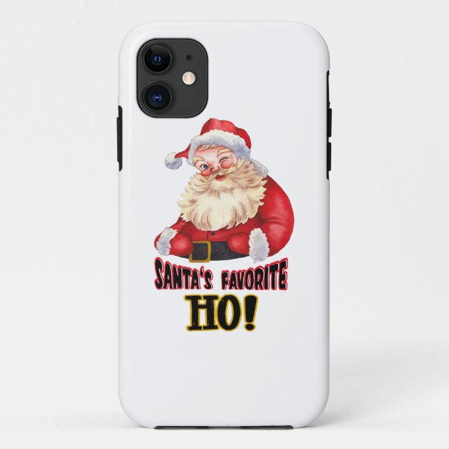 Coques Case-Mate iPhone Père Noël - Ho favori (Dos)
