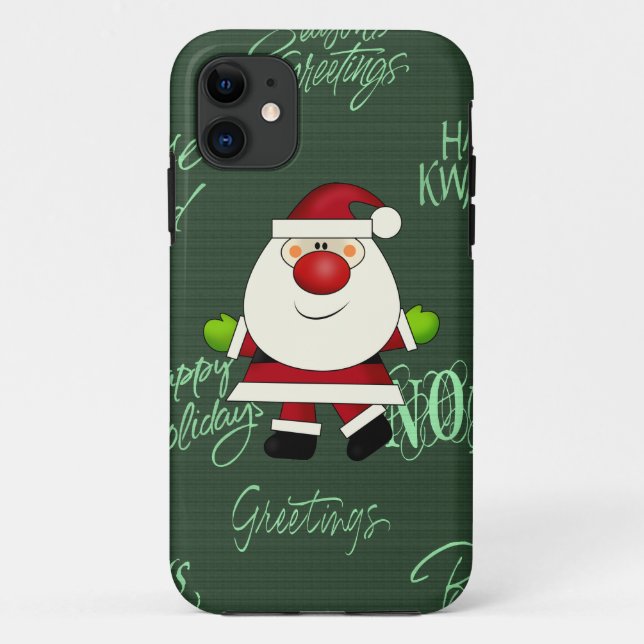 Coques Case-Mate iPhone Père Noël iPhone 5 à peine là (Dos)