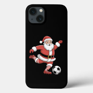 Case-Mate iPhone Case Père Noël joue au football Sports de Noël
