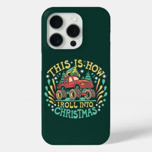 Coque Case-Mate iPhone Père Noël Monster Truck Boys Xmas Noël