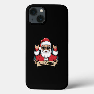 Case-Mate iPhone Case Père Noël Rockeur de Noël Traîneau de Noël