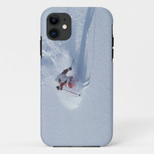 Etui iPhone Case-Mate Père Noël skiant à la station de ski de Snowbird, 