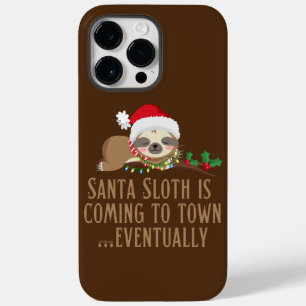 COQUE Case-Mate iPhone PÈRE NOËL SLOTH VIENT EN VILLE... FINALEMENT
