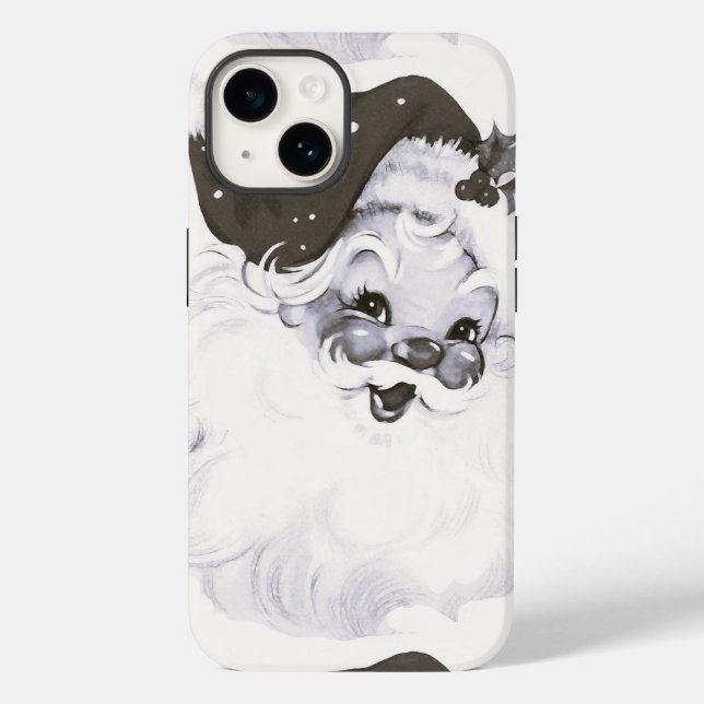 Coques Case-Mate iPhone Père Noël vintage (Verso)