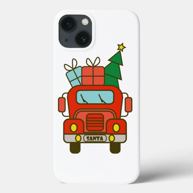 Coques Case-Mate iPhone Père Noël vue de devant Joyeux Noël (Verso)