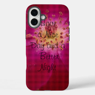 Coque Pour iPhone 16 Plus Perfection pétale : À damiers Rose Art Motif pétal