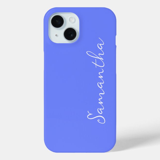 Coques Case-Mate iPhone Périwinkle personnalisé (Verso)