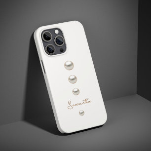 Coque Case-Mate iPhone Perles blanches
