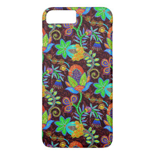 Coque Case-Mate iPhone Perles de verre coloré Look Retro Floral Design 2