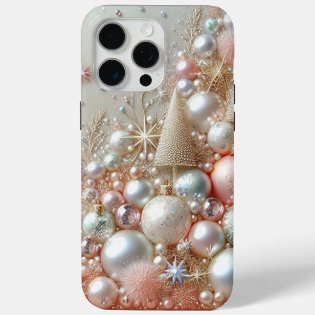 Coques Case-Mate iPhone Perles dorées modernes élégantes mignonnes pour la (Verso)