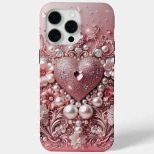 Coque Case-Mate iPhone Perles dorées modernes élégantes mignonnes pour la