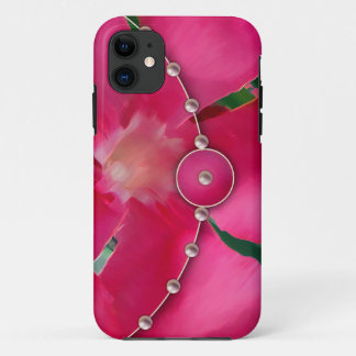 Case-Mate iPhone Case Perles et pétales roses