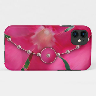 Case-Mate iPhone Case Perles et pétales roses