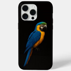 Coque Case-Mate iPhone Perroquet Ara noir 4 Luxe iPhone 15 Pro Max, Ara b