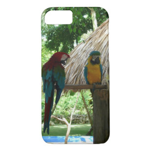 Coque iPhone 7 perroquet tropical