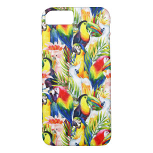 Coque Case-Mate Pour iPhone Perroquets Et Feuilles De Palmiers