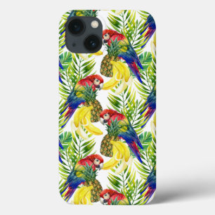 Coque Case-Mate iPhone Perroquets et fruit tropical