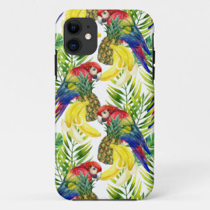 Coques Pour iPhone Perroquets Et Fruits Tropicaux