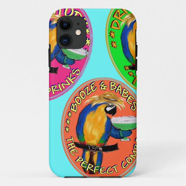 COQUES Case-Mate iPhone PERROQUETS SAOULS (Dos)