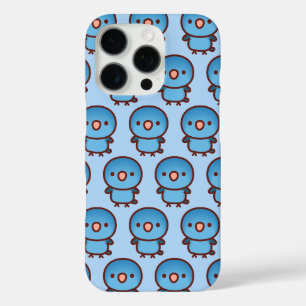 Coque iPhone 16 Pro Perruche bariolée / Cobalt