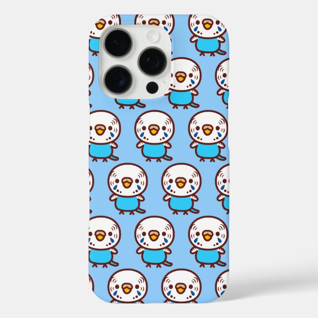 Coques Case-Mate iPhone Perruche ondulée / femelle bleu ciel normal (Verso)