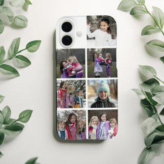 Coque Pour iPhone 16 Plus Personalized 7 Photo Collage