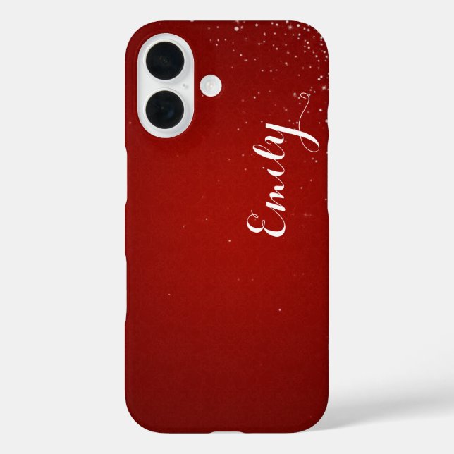 Coques Case-Mate iPhone Personalized Candy Red Diamond - Barely There (Verso)