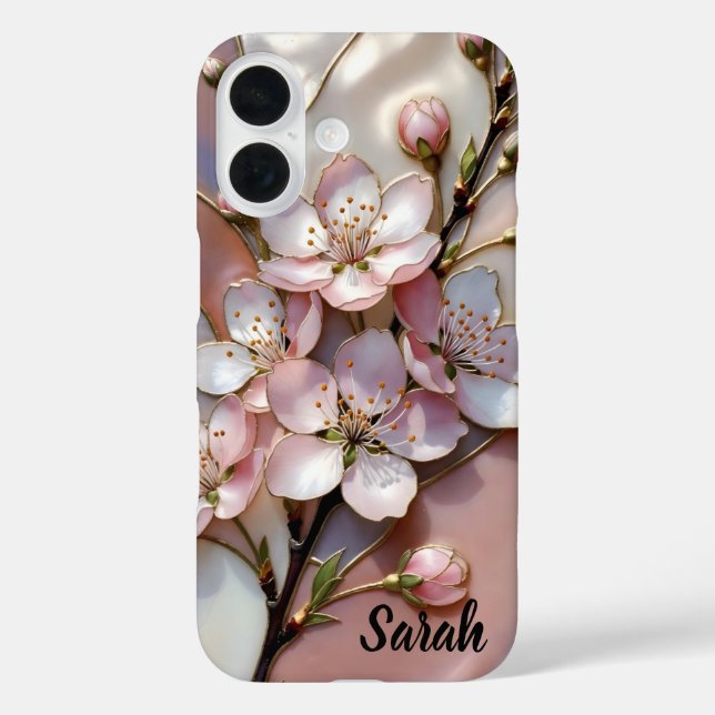 Coques Case-Mate iPhone Personalized Cherry Blossom Phone Case Floral (Verso)