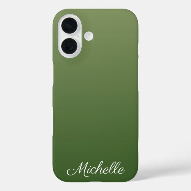 Coques Case-Mate iPhone Personalized green (Verso)